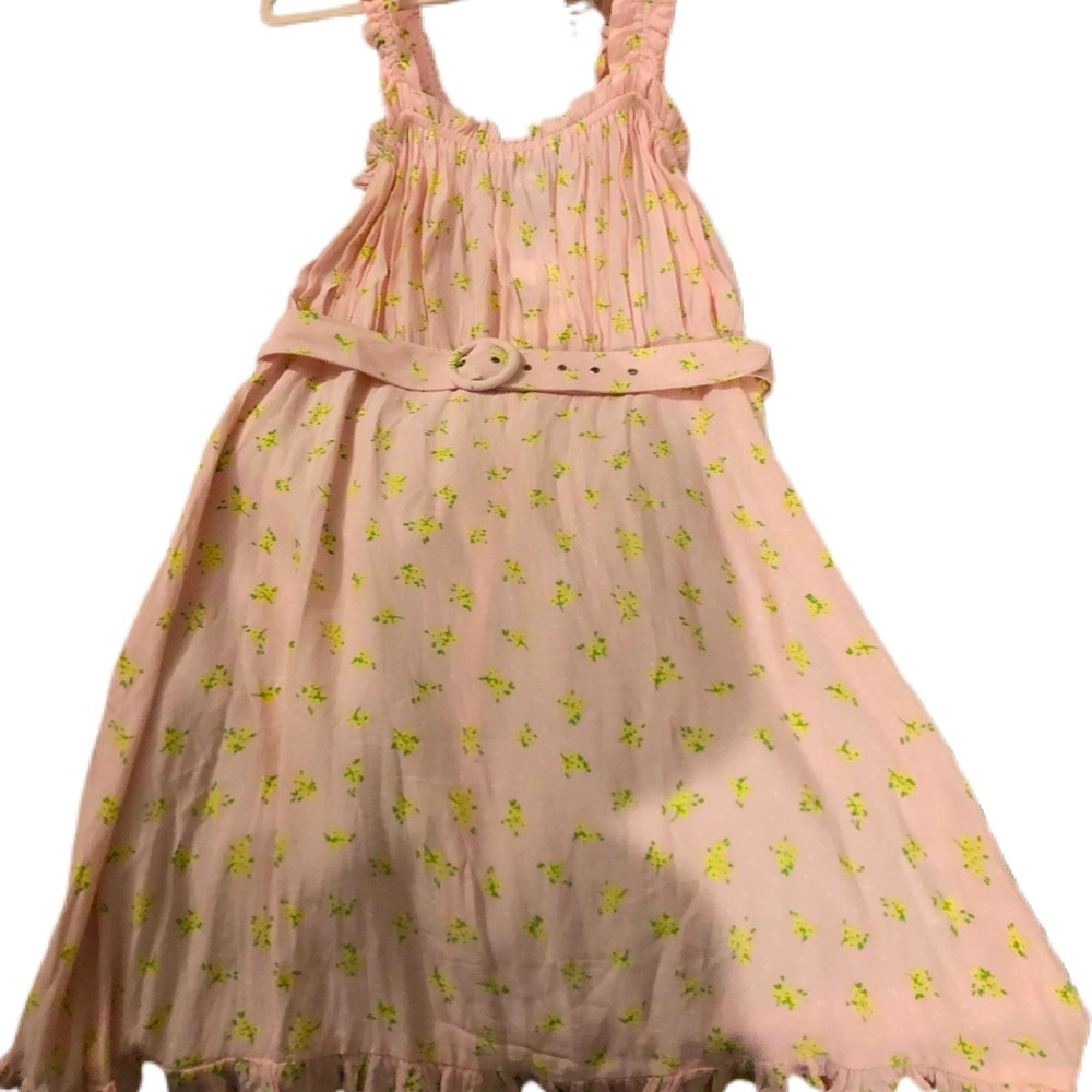 FAITHFULL the brand NWT pink floral mini dress